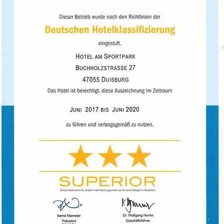 Am Sportpark 3* Duisburg